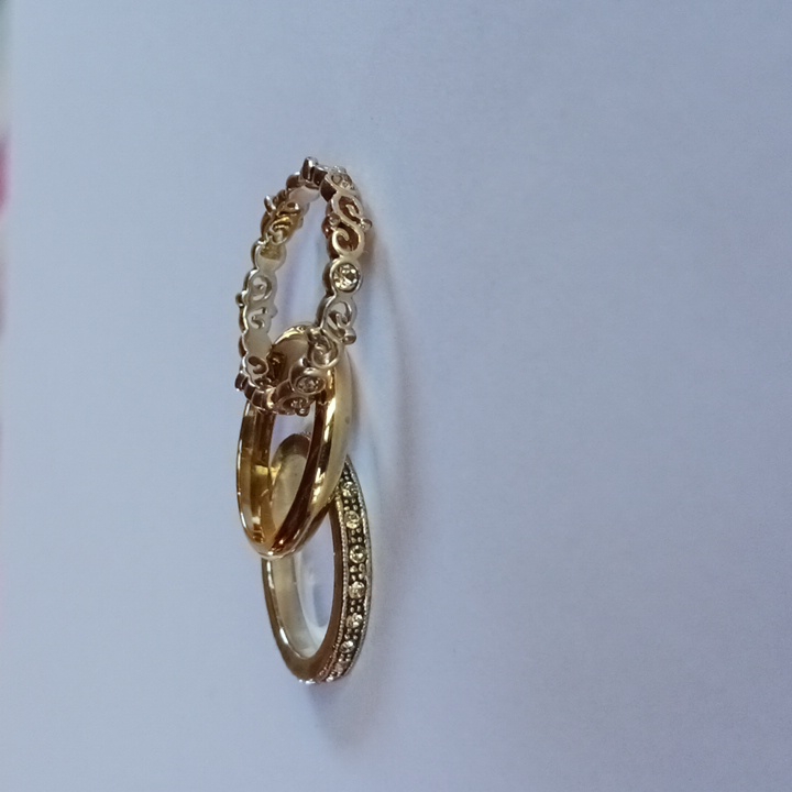 Stack Ring Set. Gold. Size 7